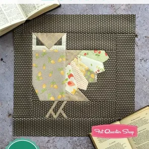 Wise Owl Downloadable PDF Block Pattern | CakeStand Quilts Popular