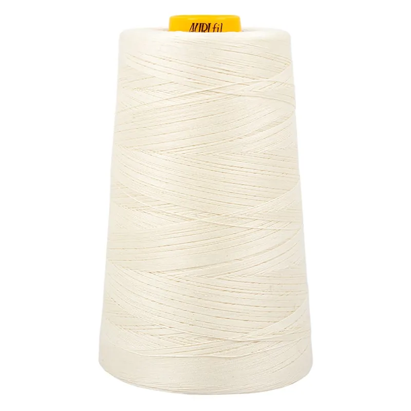 Best Seller 40wt Aurifil Forty3 3-ply Chalk 100% Cotton Mako Longarm Cone Thread | Aurifil #MK403CO-2026