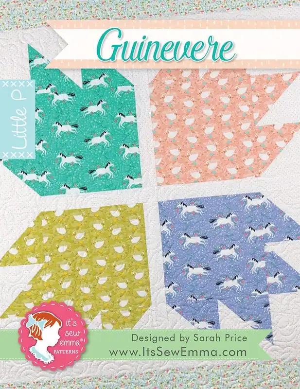 Worldwide Shipping Guinevere Downloadable PDF Quilt Pattern | It's Sew Emma Little P