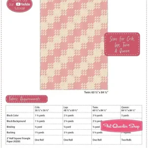 Wild Geese Straight Furrows Classic & Vintage Downloadable PDF Quilt Pattern | Fat Quarter Shop Buy Direct