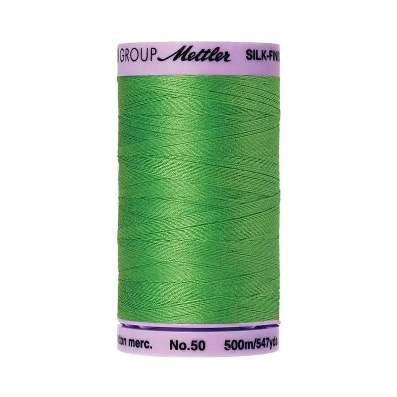 Mettler Light Kelly 100% Cotton Silk Finish Thread | Mettler #9104-1099 One Day Deal