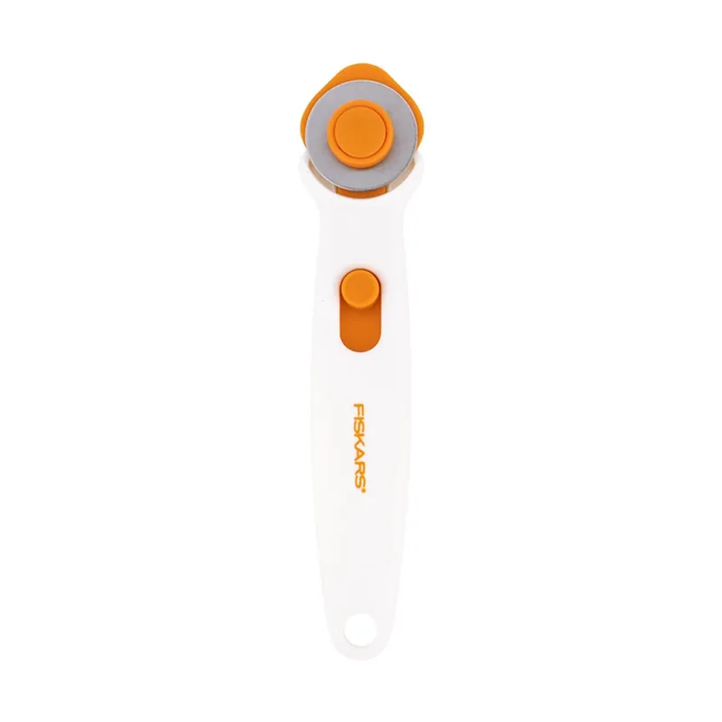 Deal Fiskars White and Orange 28mm Stick Rotary Cutter | Fiskars #1065829