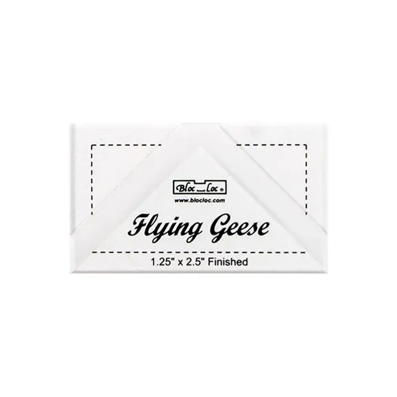 Bloc_Loc 1.25" x 2.5" Flying Geese Square Up Ruler | Bloc_Loc #BL-FG114 Buy Today