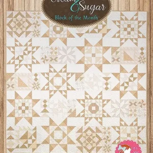 Instant Buy Cream & Sugar Block of the Month Book | It's Sew Emma #ISE-928