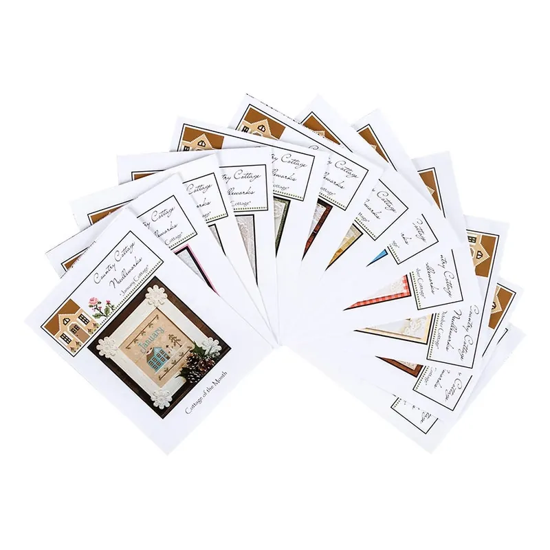 Cottage of the Month Cross Stitch Pattern Set | Country Cottage Needleworks Limited Offer