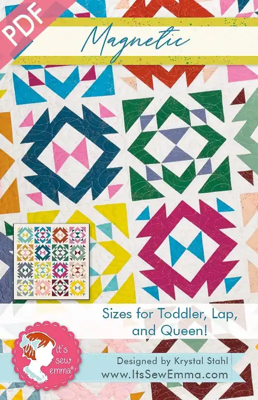 Magnetic Downloadable PDF Quilt Pattern | It's Sew Emma Flash Sale