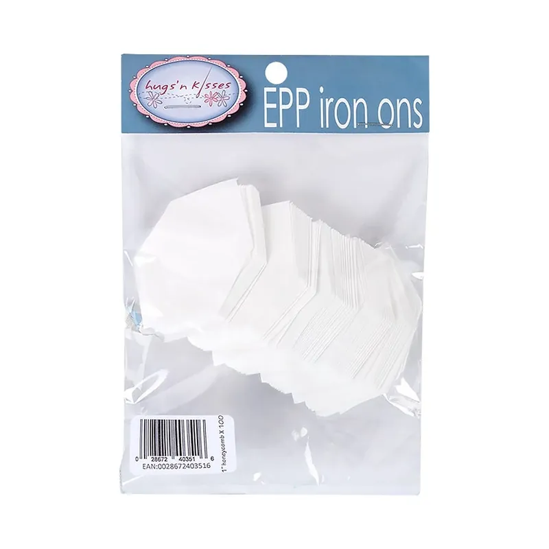 1" EPP Iron On Honeycombs 100 Pack | Hugs 'N Kisses #EPP08 Modern