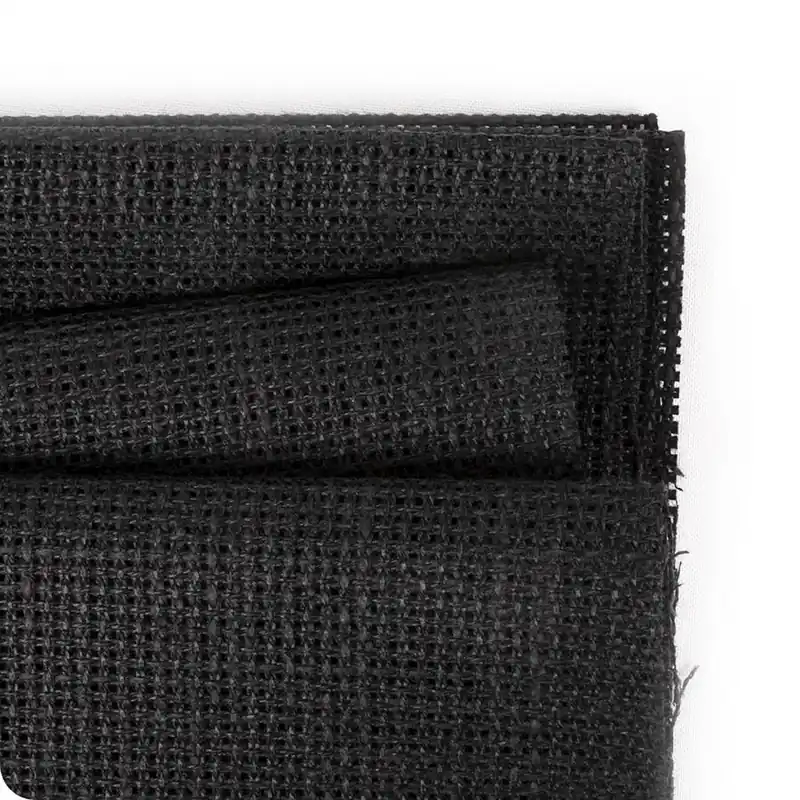 Factory Price Blackboard 10 Count Evenweave 17" x 17" Vintage Cross Stitch Cloth | Lori Holt for Zweigart #VC18-BLACKBOARD