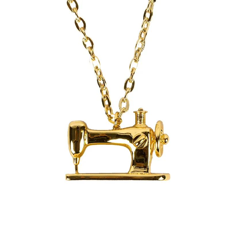 Gold Sewing Machine Necklace | The Quilt Spot #QN1005G Must Have