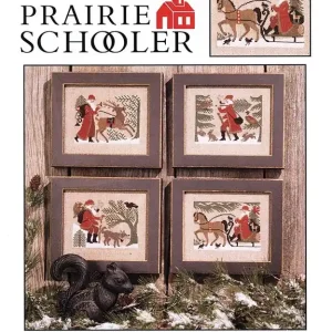 Woodland Santas Cross Stitch Pattern | The Prairie Schooler Premium