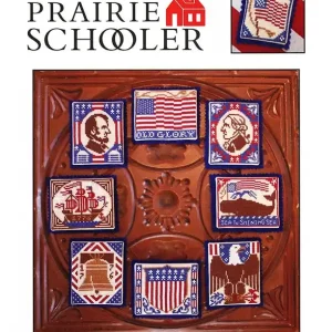 Wholesale Stars and Stripes Cross Stitch Pattern | The Prairie Schooler