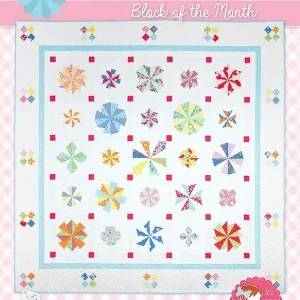 Seasonal Sale First Blush Block of the Month Quilt Book | It's Sew Emma #ISE-913