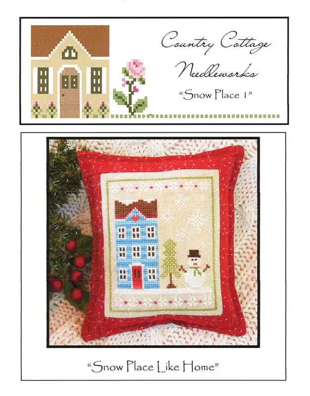 Snow Place Like Home Snow Place 1 Cross Stitch Pattern | Country Cottage Needleworks Premium