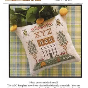 XYZ ABC Samplers 9 Cross Stitch Pattern | Little House Needleworks Weekend Sale