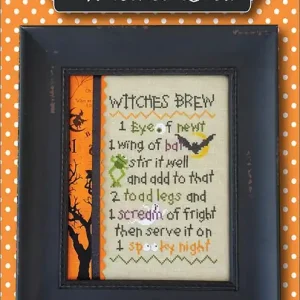 Witches Brew Downloadable PDF Cross Stitch Pattern | Pine Mountain Designs Markdown