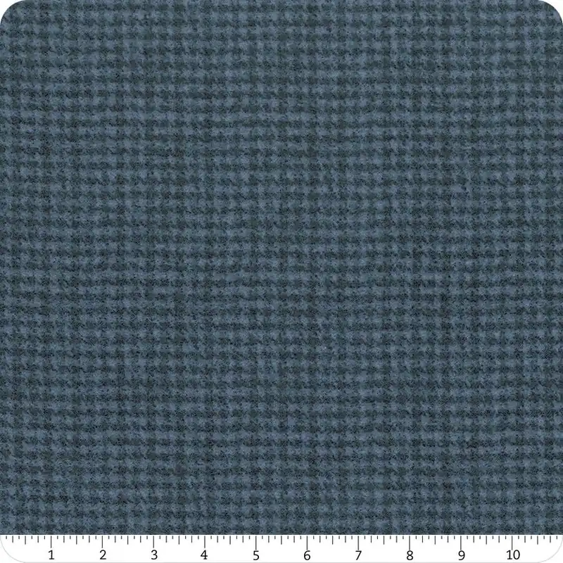Woolies Flannel Dark Navy Houndstooth Yardage | SKU# MASF18503-N No Minimum Order