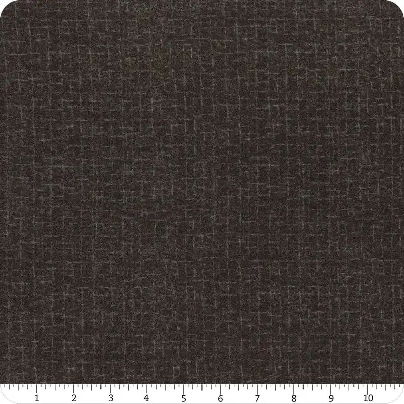 Woolies Flannel Charcoal Crosshatch Yardage | SKU# MASF18510-JK Certified
