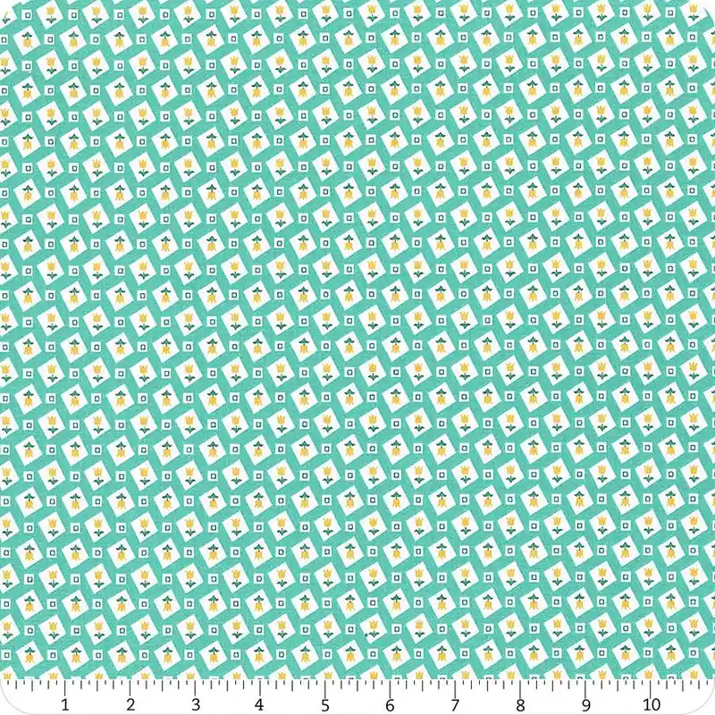Worldwide Shipping Flea Market Vivid Tulips Yardage | SKU# C10220-VIVID