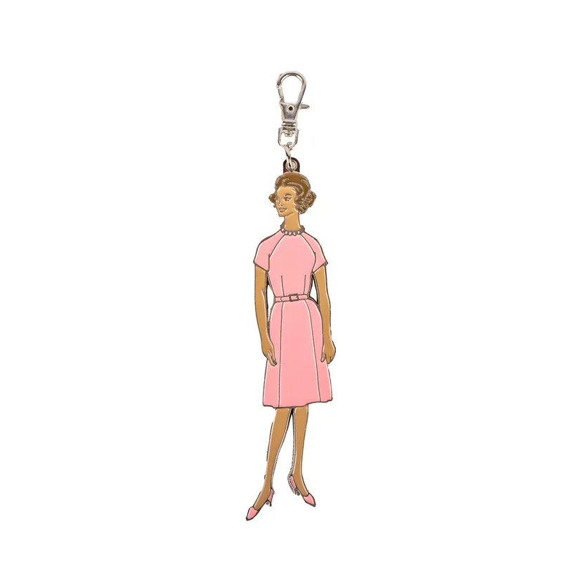 My Happy Place Pink Vintage Lady Enamel Charm | Lori Holt of Bee in my Bonnet #ST-22910 Buy Today