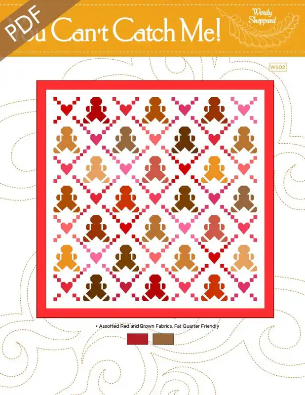 Must Have You Can't Catch Me! Downloadable PDF Quilt Pattern | Wendy Sheppard