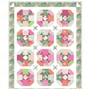 Wholesale Tea Rose Quilt Pattern | Flamingo Toes #P138-TEAROSE
