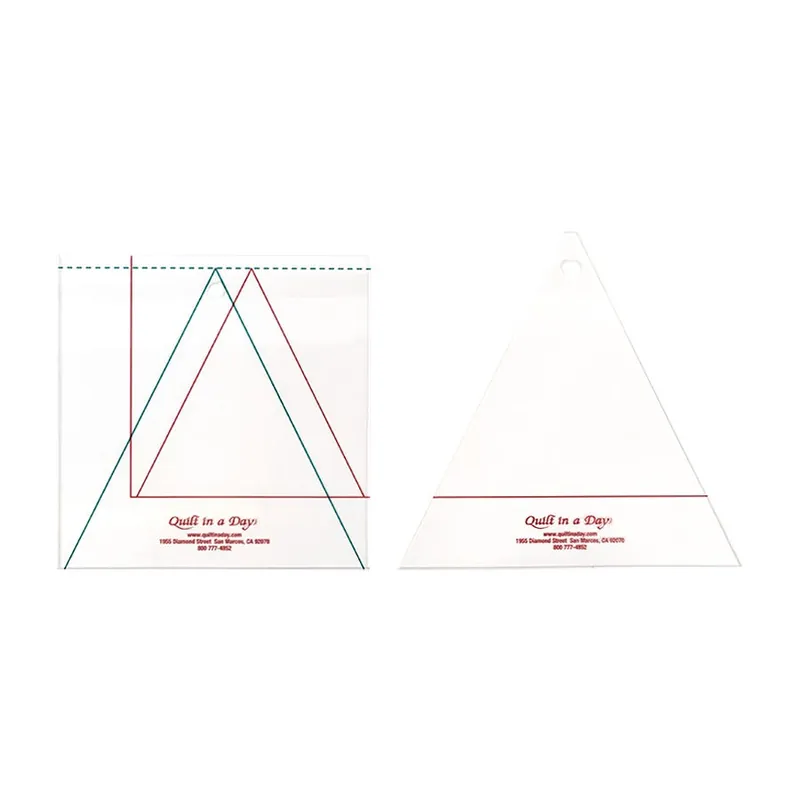 Worldwide Shipping Larger Triangle in a Square Ruler | Quilt in a Day #2036QD