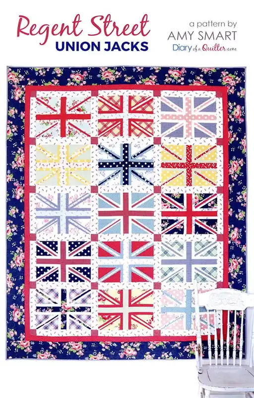 Brand New Regent Street Quilt Pattern | Diary of a Quilter #P123-REGENTSTREET
