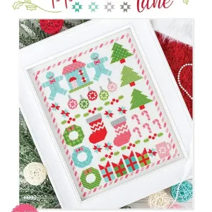 Worldwide Shipping Peppermint Lane Cross Stitch Pattern | It's Sew Emma #ISE-440
