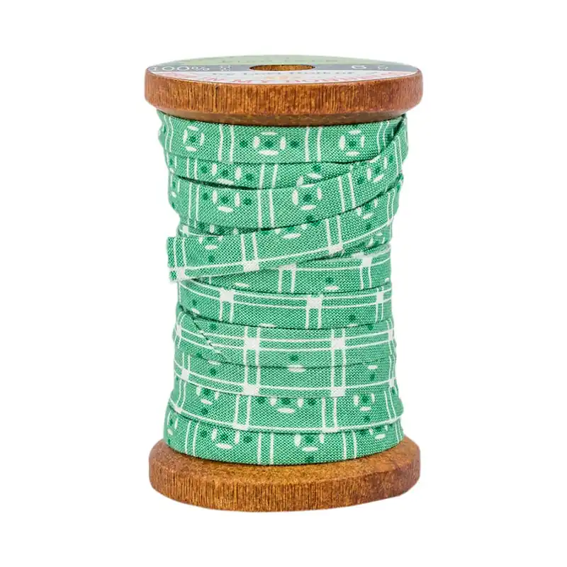 Original Cook Book 0.25" Double Fold Bias Tape Alpine Linoleum | Lori Holt of Bee in my Bonnet #ST-24568