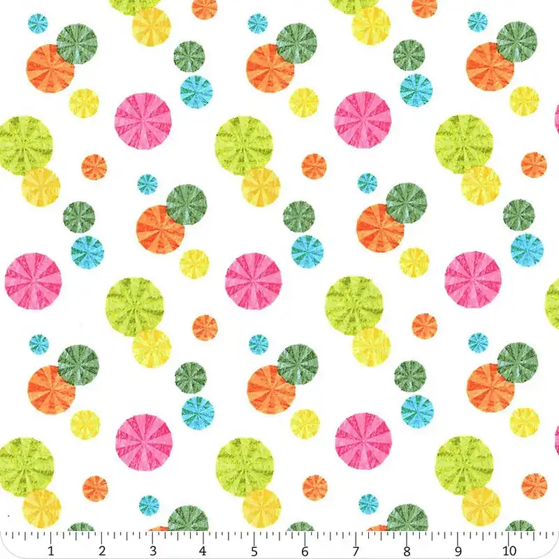 The Very Hungry Caterpillar in the Garden Day Parasol Party Yardage | SKU# 9834-L While Supplies Last