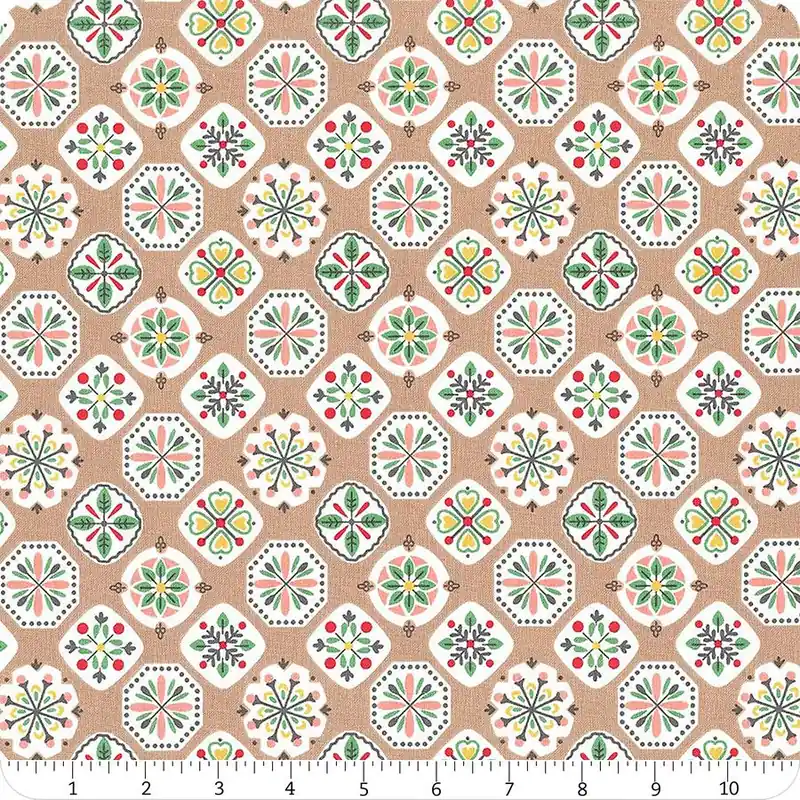 Stitch Nutmeg Applique Yardage | SKU# C10923-NUTMEG Order Now