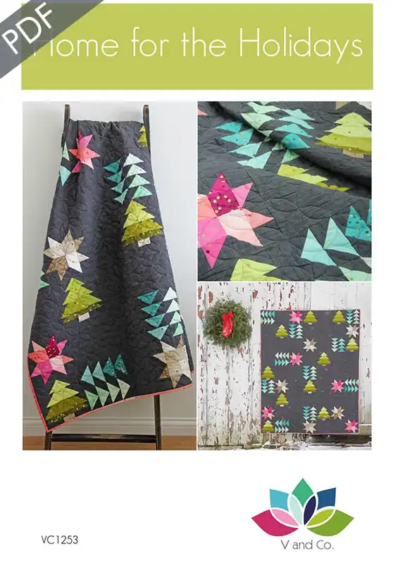 Wholesale Home for the Holidays Downloadable PDF Quilt Pattern | V and Co.