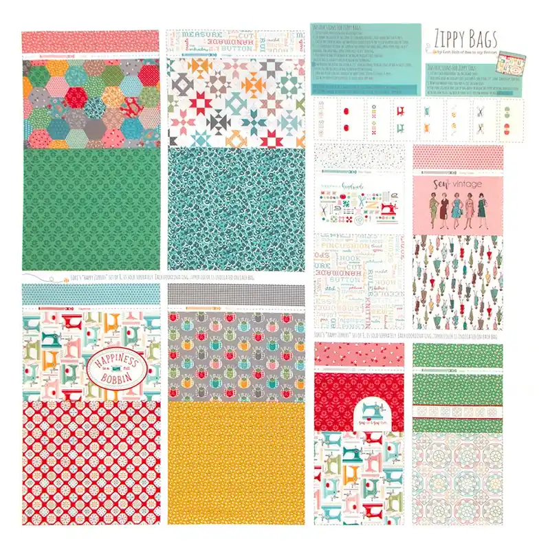 My Happy Place Home Dec Zippy Bags Project Panel | SKU# HD11216 New Arrival