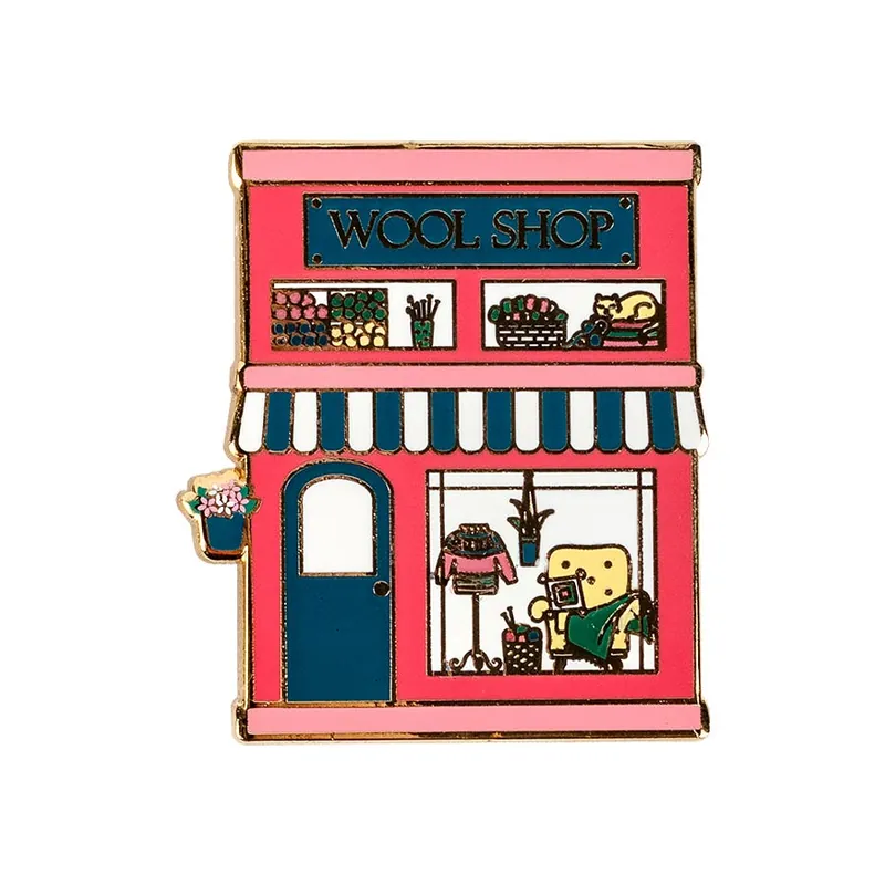 Don’t Miss Out Wool Shop Main Street Magnetic Needle Minder | Flamingo Toes