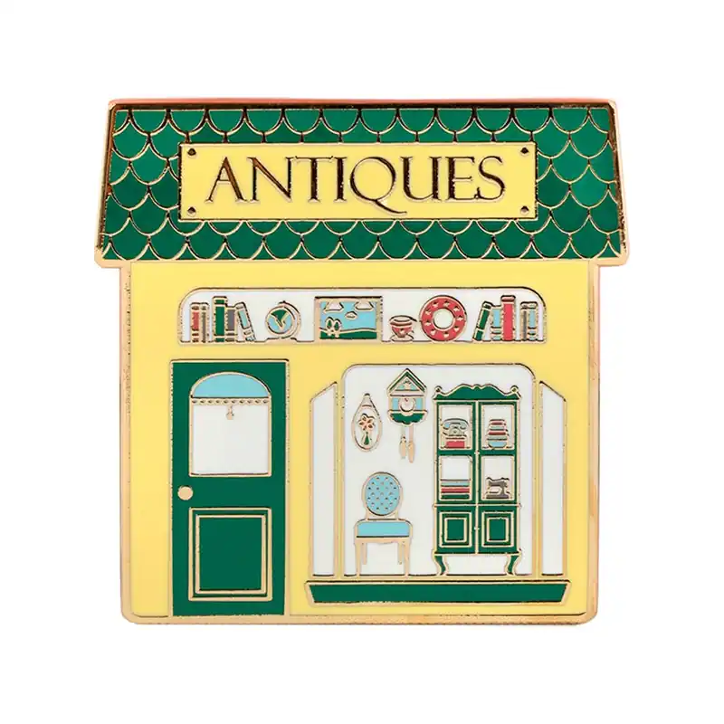 Top Rated Antique Shop Main Street Magnetic Needle Minder | Flamingo Toes