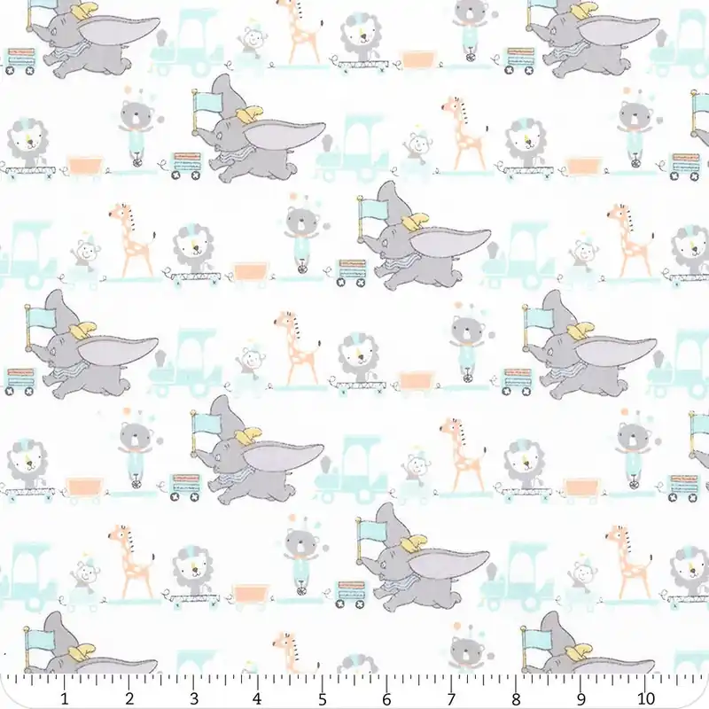Dumbo - My Little Circus White Dumbo Toy Parade Yardage | SKU# 85160303-1 Mega Sale