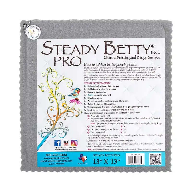 Steady Betty Pro 13" x 13" | Steady Betty #BC1313XXEEBFAXXX Don’t Miss Out