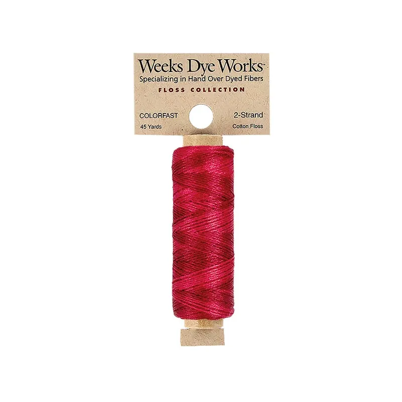 Louisiana Hot Sauce Weeks Dye Works 2 Strand Hand-Dyed Embroidery Floss | Weeks Dye Works #WDW-2S-2266A Must Have
