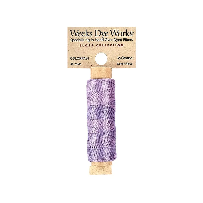 Lilac Weeks Dye Works 2 Strand Hand-Dyed Embroidery Floss | Weeks Dye Works #WDW-2S-2334 Seasonal Sale