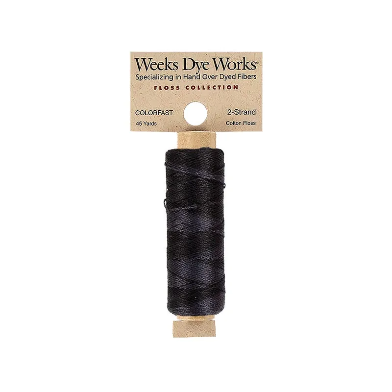 Kohl Weeks Dye Works 2 Strand Hand-Dyed Embroidery Floss | Weeks Dye Works #WDW-2S-3900 Top Pick