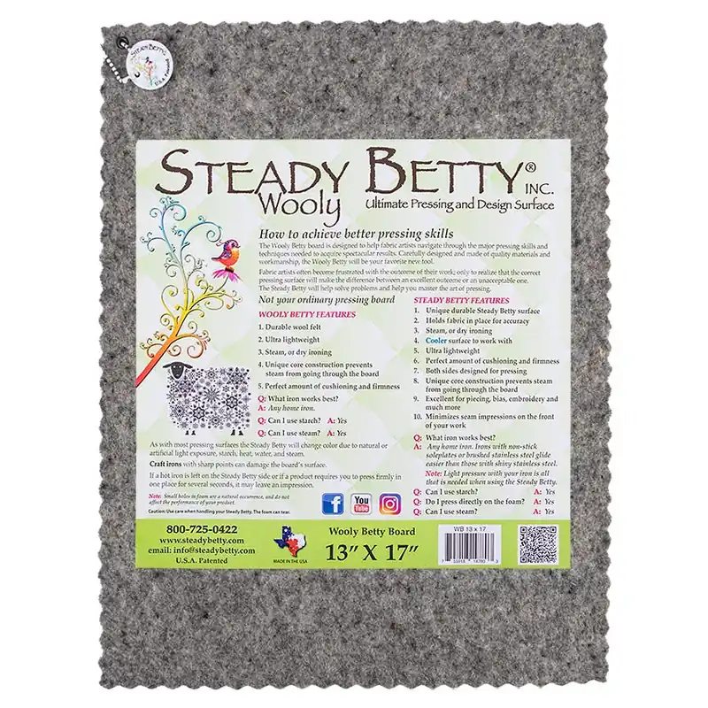 Low Price Wooly Betty 13" x 17" Wool Pressing Mat | Steady Betty #BG1317XXEFBFAAXX