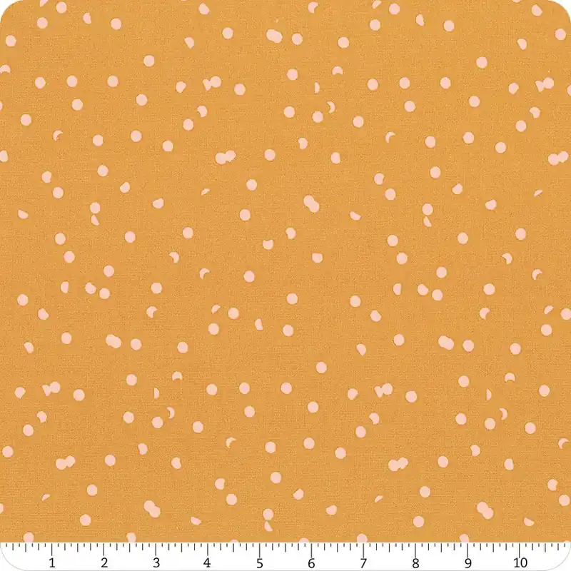 Best Seller Hole Punch Dots Honey Yardage | SKU# RS3025-13