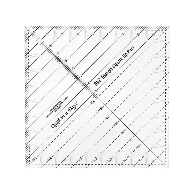 Original 9.5" Triangle Square Up PLUS Ruler | Quilt in a Day #QD2060