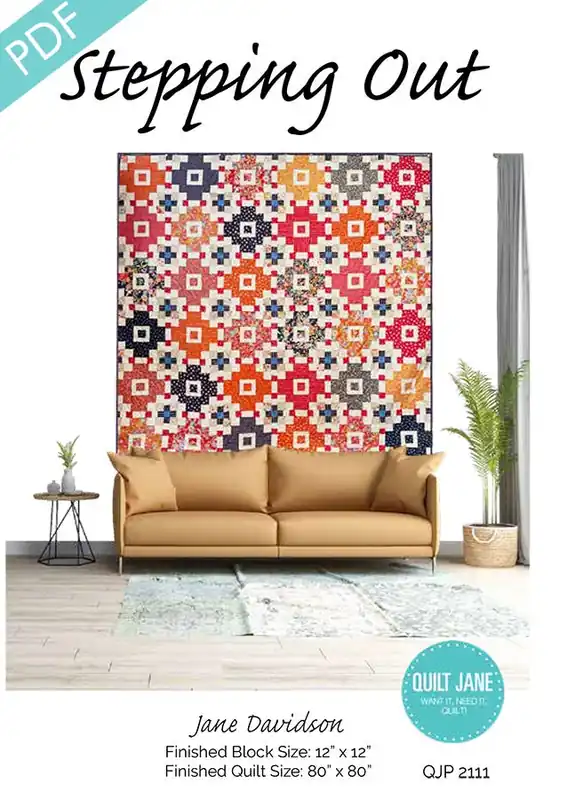 Stepping Out Downloadable PDF Quilt Pattern | Quilt Jane Cheap