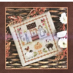 Wishing you Well Fall on the Farm Part 9 Cross Stitch Pattern | Little House Needleworks Viral