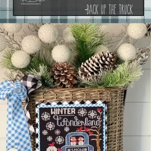 Winter Wonderland Downloadable PDF Cross Stitch Pattern | Stitching with the Housewives Back up the Truck Free Delivery