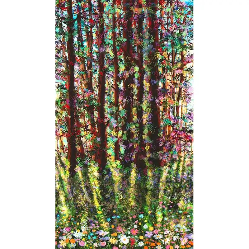 Worldwide Shipping Into the Meadow Forest Digitally Printed Yardage | SKU# T4924-44