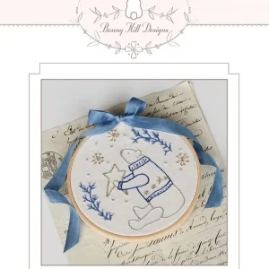 Winter Wishes Sweet Stitches Hand Embroidery Pattern | Bunny Hill Designs #BHD-2167 Viral