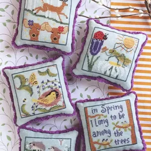 Wholesale Spring Forest Scrapbook Part 1 Cross Stitch Pattern | Lindy Stitches in collaboration with The Blue Flower