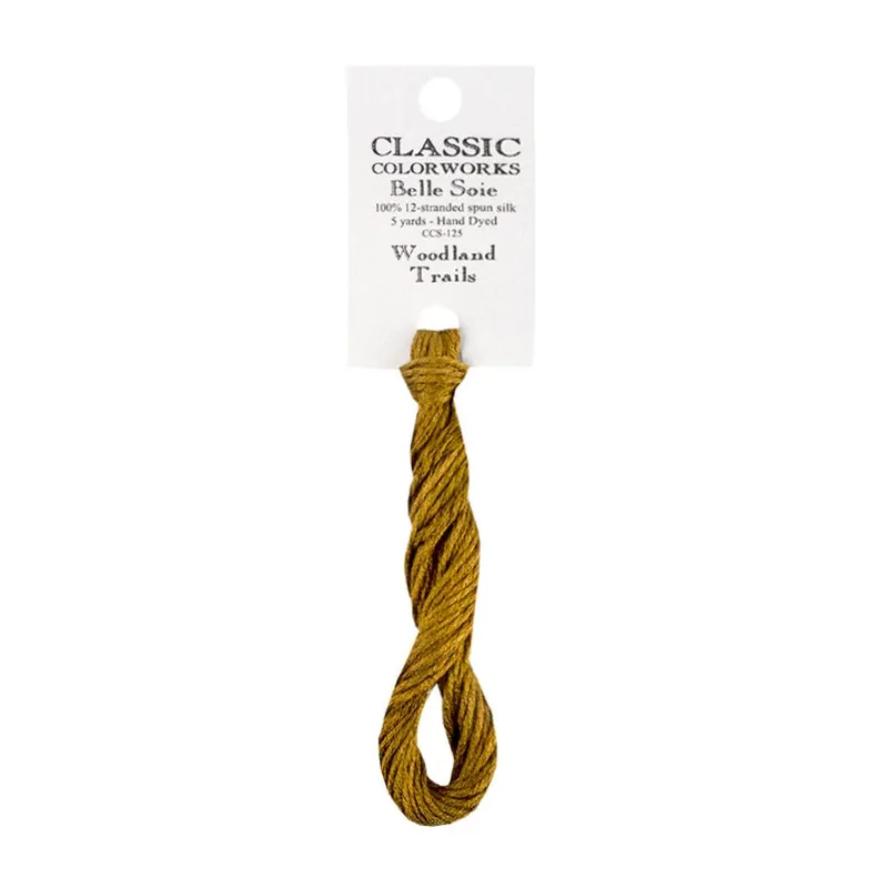 Woodland Trails Belle Soie Classic Colorworks 12 Strand Hand-Dyed Silk Floss | Classic Colorworks #CCS-125 Buy Online